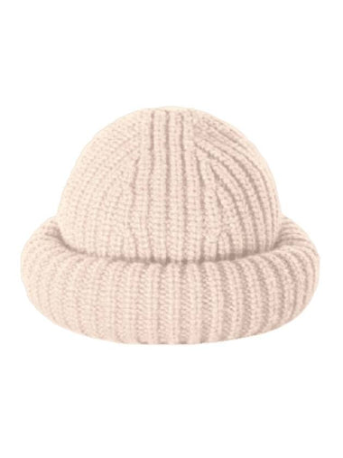 Darwin Rib Cashmere Beanie Natural - LORO PIANA - BALAAN 1