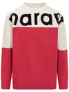 Howley Logo Crew Neck Sweatshirt Red - ISABEL MARANT - BALAAN 2