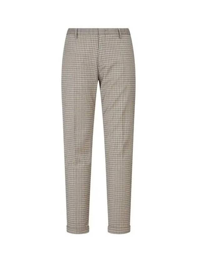 Check pattern Chris pants dark beige 270542 - PAUL SMITH - BALAAN 1