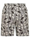 Vicente Geometric Print Swim Shorts Black - ISABEL MARANT - BALAAN 2