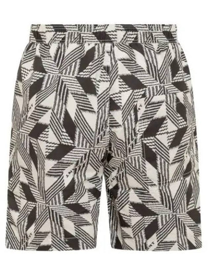 Vicente Geometric Print Swim Shorts Black - ISABEL MARANT - BALAAN 2