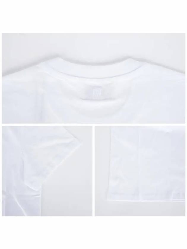 Heart Cotton Short Sleeve T-Shirt White - AMI - BALAAN 7