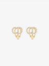 Clair CD Signature Clip Earrings Gold - DIOR - BALAAN 3