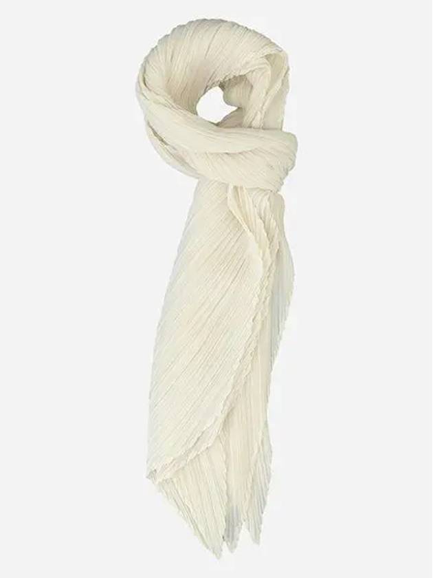 PP46AD001 41 Pleated Please Basic Scarf Beige 1006725 - ISSEY MIYAKE - BALAAN 1