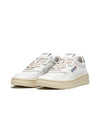 Medalist Silver Tab Low Top Sneakers White - AUTRY - BALAAN 3