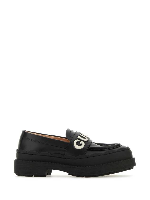 Leather Loafers Black - GUCCI - BALAAN 1