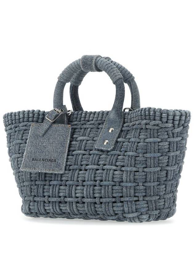 BLUE Denim Bistro XS handbag 6713422109H 4760 - BALENCIAGA - BALAAN 3