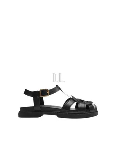 Bella Fisherman Sandals Black - COACH - BALAAN 2