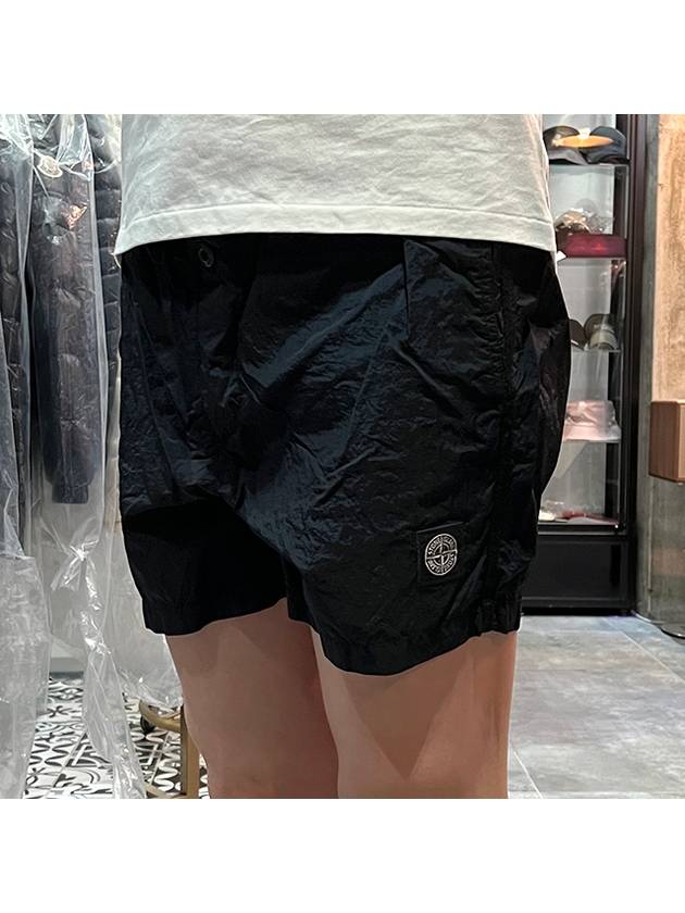 Wappen Patch Nylon Metal Swim Shorts Navy - STONE ISLAND - BALAAN 4