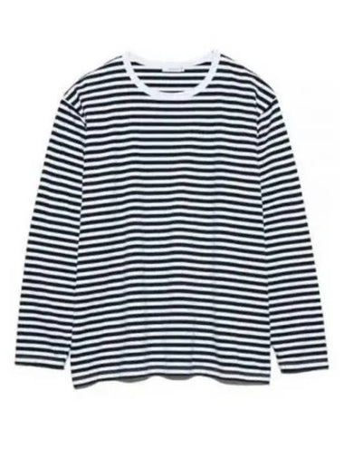 NANAMI AmiCA COOLMAX Stripe Jersey LS Tee SUHS423 KW Striped Long Sleeve T Shirt - NANAMICA - BALAAN 1