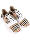 Vintage Check Suede Leather Sneakers Archive Beige - BURBERRY - BALAAN 2