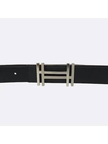 H Au Carre Double Men s Reversible Belt - HERMES - BALAAN 1