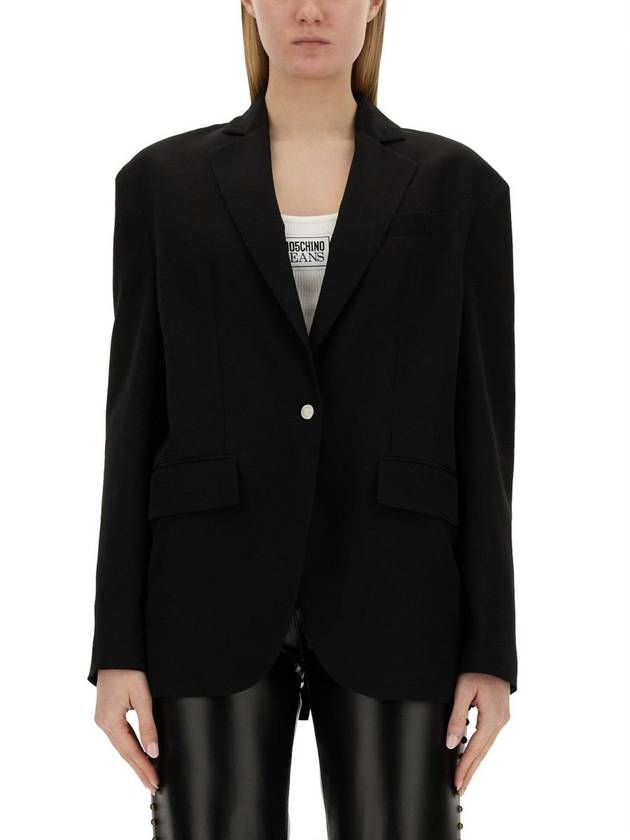 Jacket 05143224 0555 BLACK - MOSCHINO - BALAAN 2