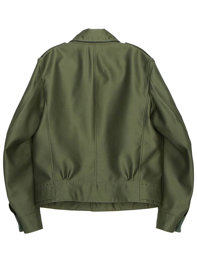 Men's Battle Casual Jacket Green - TOM FORD - BALAAN 3