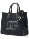 DG logo tote bag black - DOLCE&GABBANA - BALAAN.