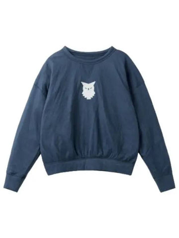 Bird Patch Sweatshirt Blue T Shirt - MAISON MARGIELA - BALAAN 1