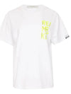 Women's Aira Crew Neck Print Short Sleeve T-Shirt White - GOLDEN GOOSE - BALAAN 3