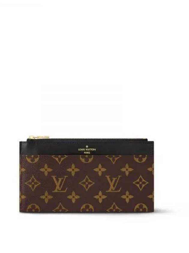 Slim Monogram Card Wallet Brown - LOUIS VUITTON - BALAAN 2