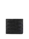 Intrecciato Leather Half Wallet Black - BOTTEGA VENETA - BALAAN 5