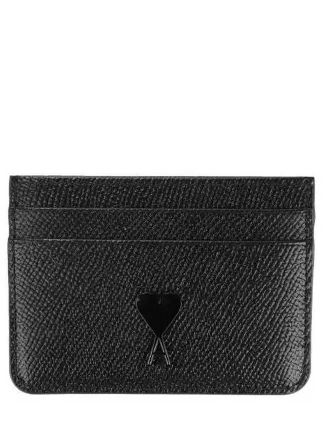 Unisex heart logo card wallet USL013 AL0036 001 271214 - AMI - BALAAN 1