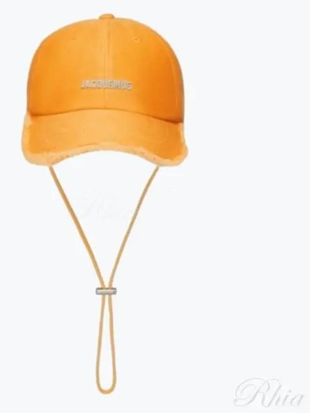 La Casquette Artichaut Cotton Ball Cap Yellow - JACQUEMUS - BALAAN 2