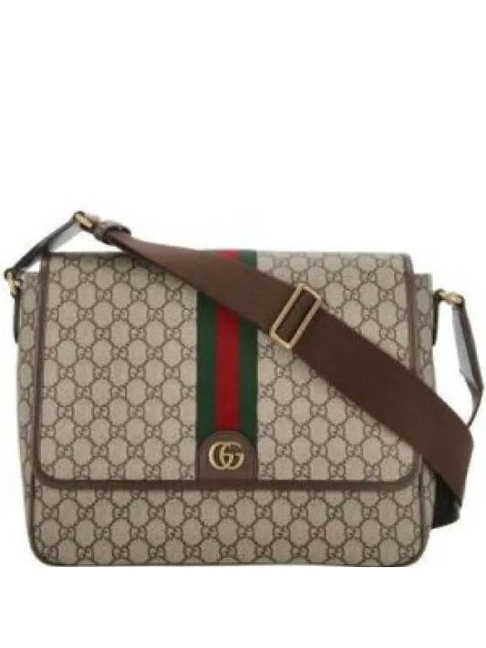 Men's Ophidia GG Cross Bag Beige Ebony - GUCCI - BALAAN 2