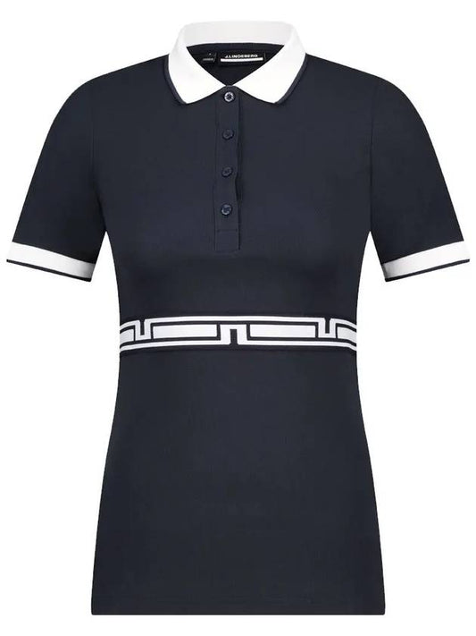 Women's Bellina Polo Short Dress Navy - J.LINDEBERG - BALAAN 2