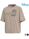 Hem String Short Sleeve Round T-Shirt DN1LTR016 - DISNEY GOLF - BALAAN 1