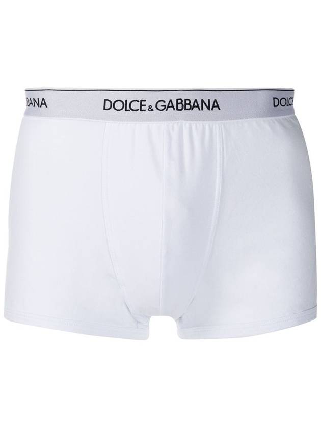 Men's Liqueur Boxer 2 Pack Briefs White - DOLCE&GABBANA - BALAAN 3