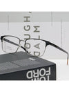 Zegna glasses frame EZ5212D 001 Asian fit square metal - ERMENEGILDO ZEGNA - BALAAN 4