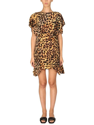 SPOTTED PRINT MINI DRESS - STELLA MCCARTNEY - BALAAN 1