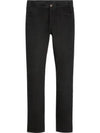 Demin Straight Pants Vintage Pure Black - CELINE - BALAAN 2