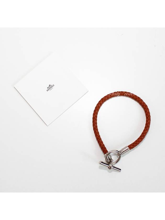 Glenan Silver Chain Bracelet Gold - HERMES - BALAAN 3