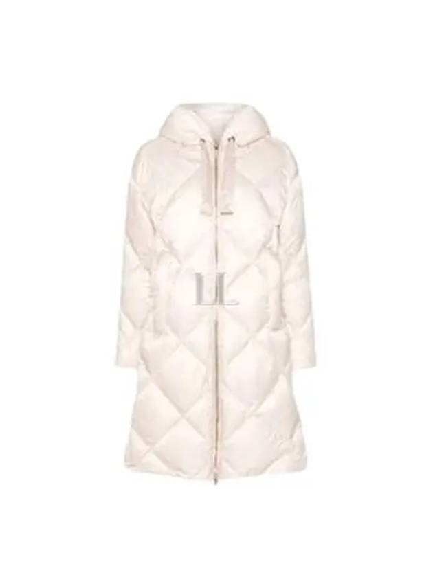 Trefe Hooded Long Padding Ivory - MAX MARA - BALAAN 2