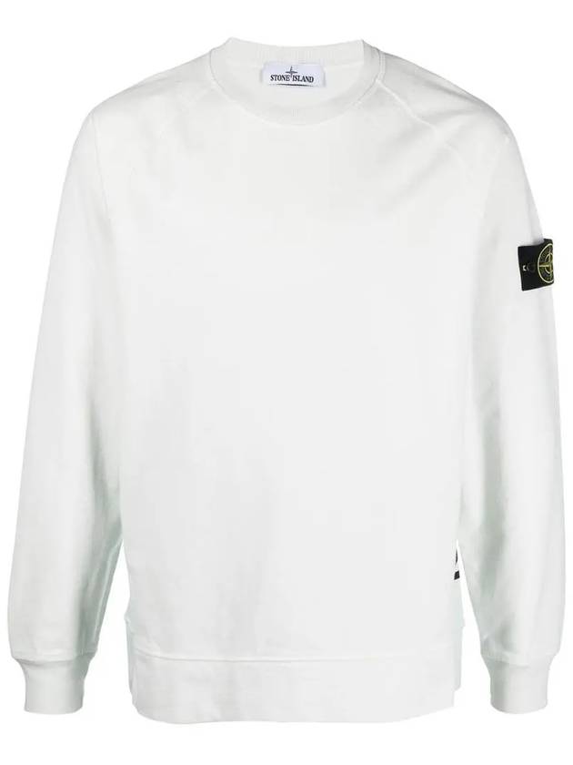 Waffen Patch Crewneck Sweatshirt Ice - STONE ISLAND - BALAAN 3