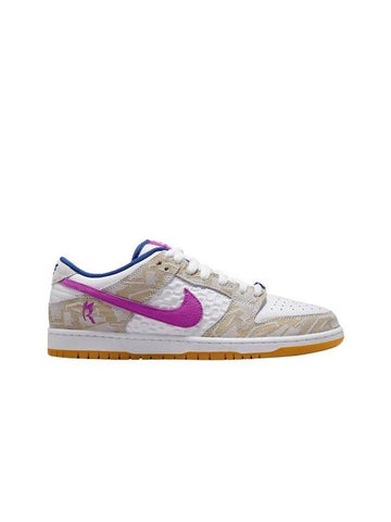 Raysa Lil SB Dunk Low Premium Pure Platinum Vivid Purple - NIKE - BALAAN 1