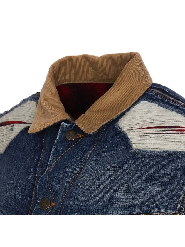 Cotton Denim Jacket Blue - MAISON MARGIELA - BALAAN 6