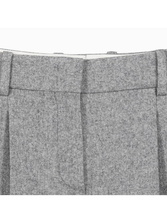 Light Gray Women's Wool Wide Pants D436P309GVP M4300 - ERMANNO SCERVINO - BALAAN 2