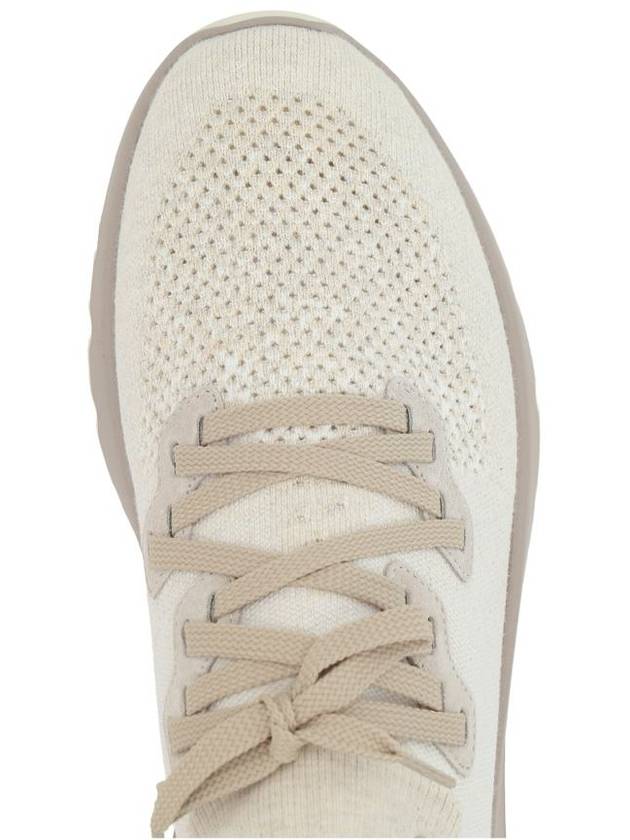 Stretch Knit Low Top Sneakers Panama - BRUNELLO CUCINELLI - BALAAN 5