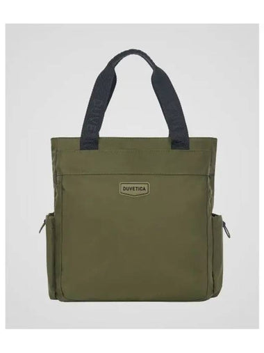 Points 5 Matera Tote Bag Dark Olive Unisex - DUVETICA - BALAAN 1