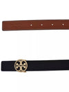 1 Miller Reversible Leather Belt Black Classic Cuoio - TORY BURCH - BALAAN 2