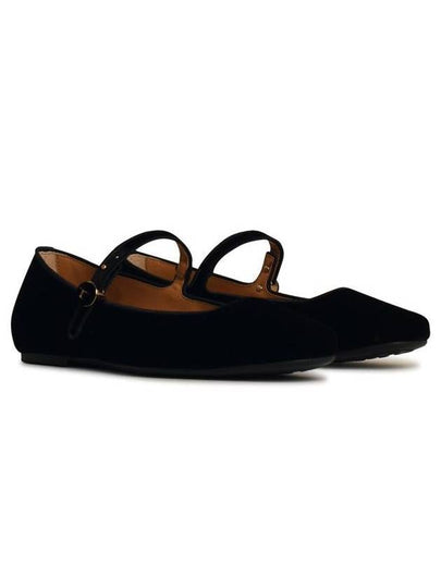 Tod'S Black Velvet Ballet Flats - TOD'S - BALAAN 2