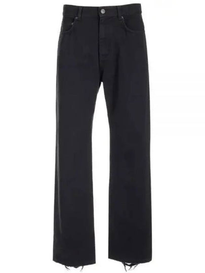 Medium Fit Straight Jeans Black - BALENCIAGA - BALAAN 2