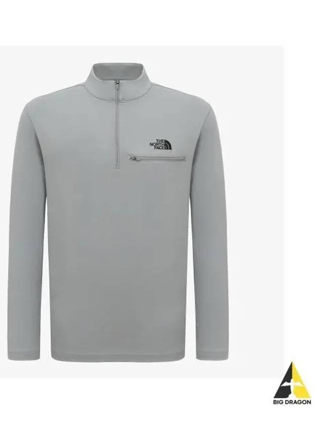 The North Face NT7LQ52B Men s Mountain Flex Zip Tee - THE NORTH FACE - BALAAN 1