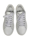 Embroidered Logo Tennis Low Top Sneakers White Pristine - PALM ANGELS - BALAAN 5