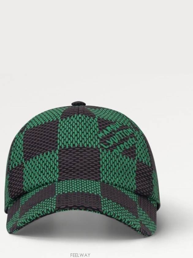 Damier Pop Ball Cap Green - LOUIS VUITTON - BALAAN 3