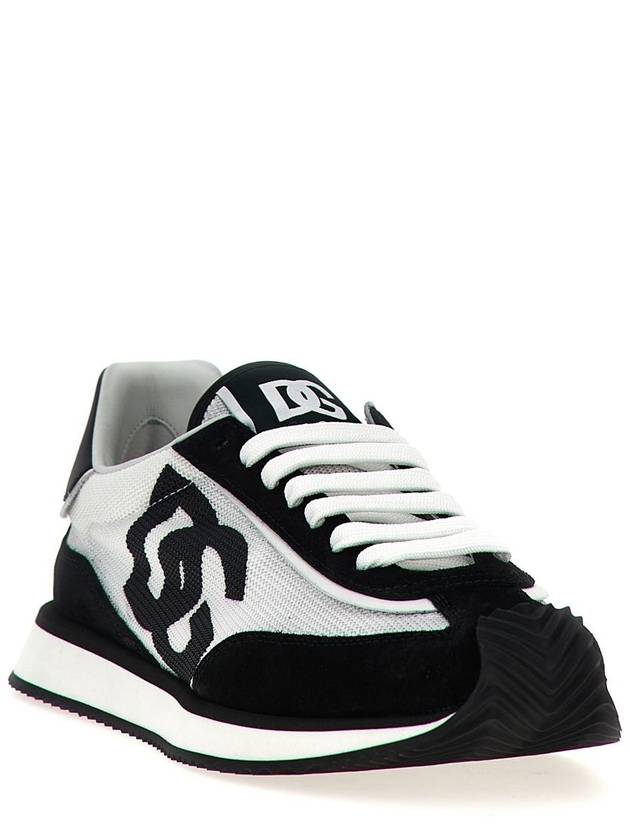 24FW Sneakers CS2288 A5355 8I050 WHITE BLACK - DOLCE&GABBANA - BALAAN 3