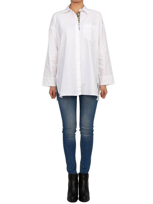 Sylvie Long Sleeve Shirt White - MAX MARA - BALAAN 2