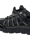 Studded Trigreca Low Top Sneakers Black - VERSACE - BALAAN 5