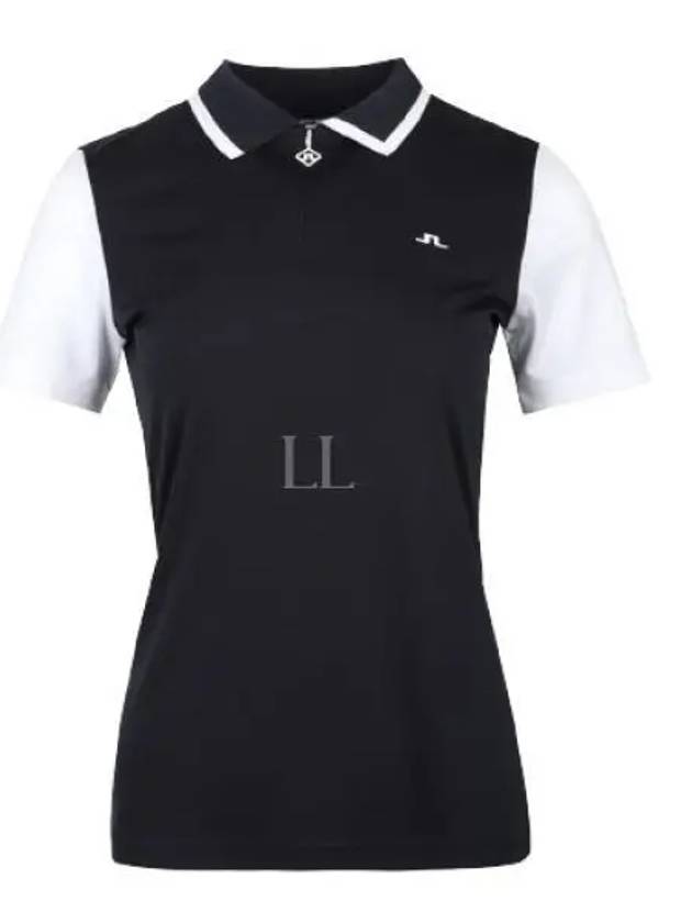 Women's Antonia Golf Polo Shirt Navy - J.LINDEBERG - BALAAN 2